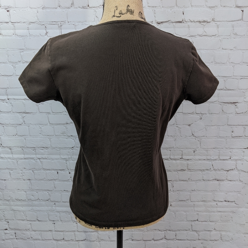 H&M Basic Brown Tee - Picture 3 of 5